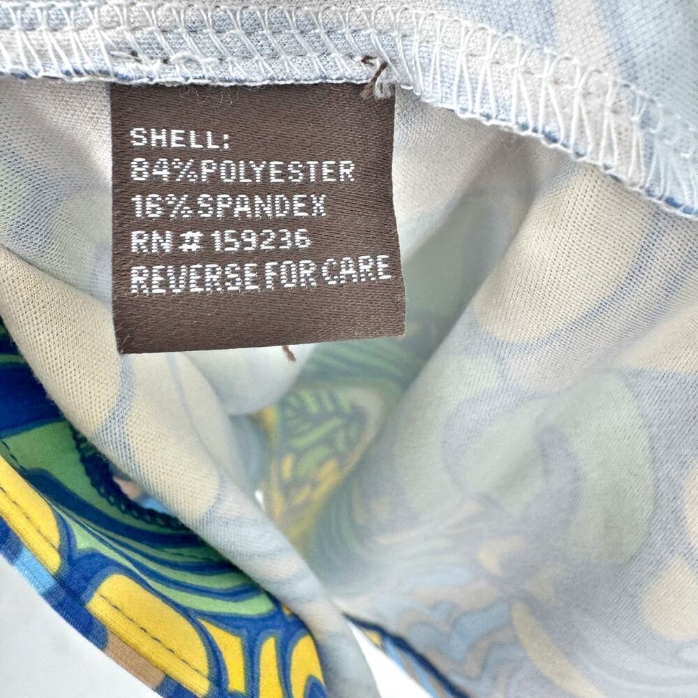 J. McLaughlin Brynn Lyford Jersey Retro Print Shirt Dress Multicolor Size L - Picture 7 of 9